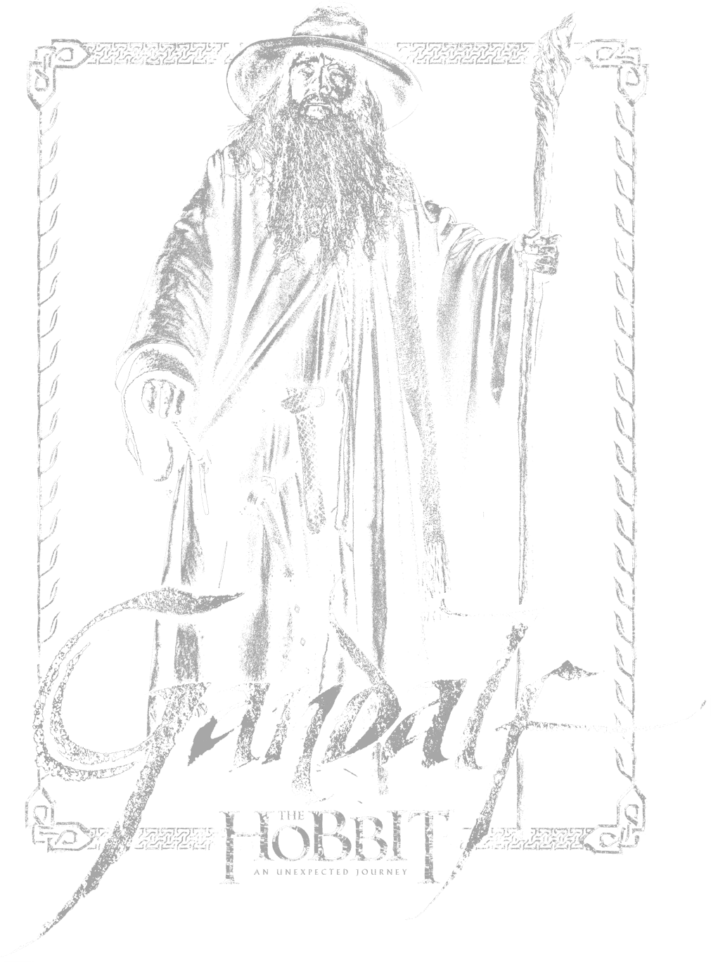 Gandalf The Hobbit Sketch Art