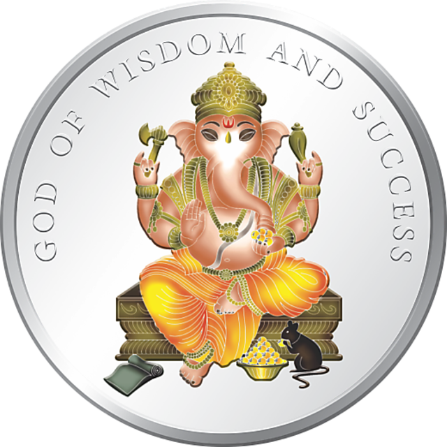 Ganesh Wisdomand Success Coin