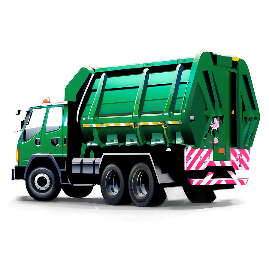 Garbage Truck Illustration Png 88