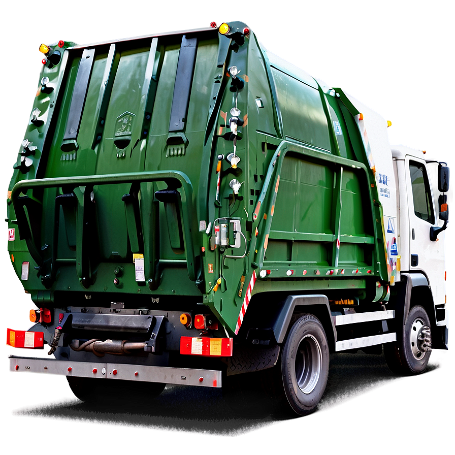 Garbage Truck Illustration Png Dbf85