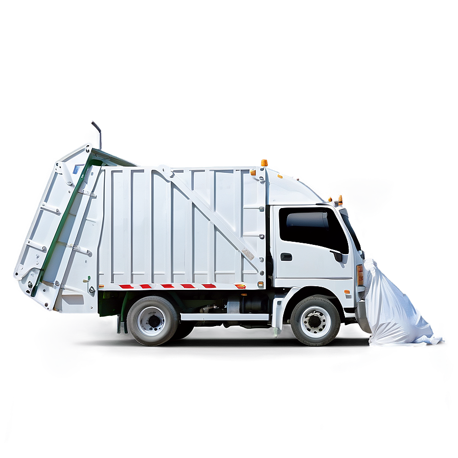 Garbage Truck In Action Png Tbv