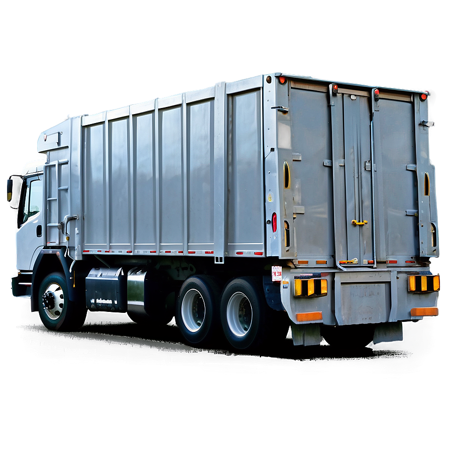 Garbage Truck In Rain Png Ctd