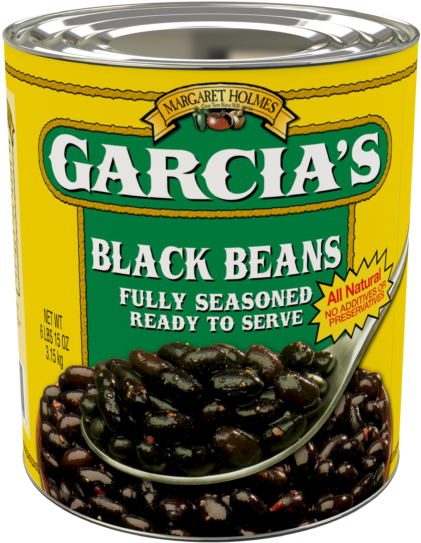 Garcias Black Beans Can