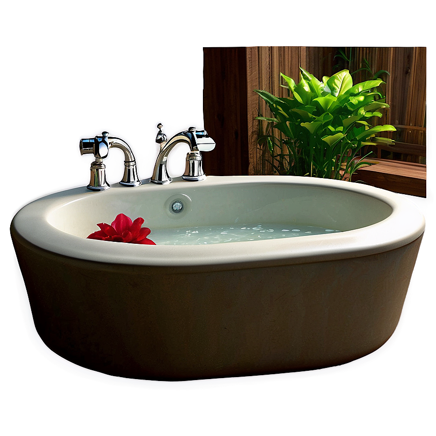 Garden Bathtub Oasis Png 6