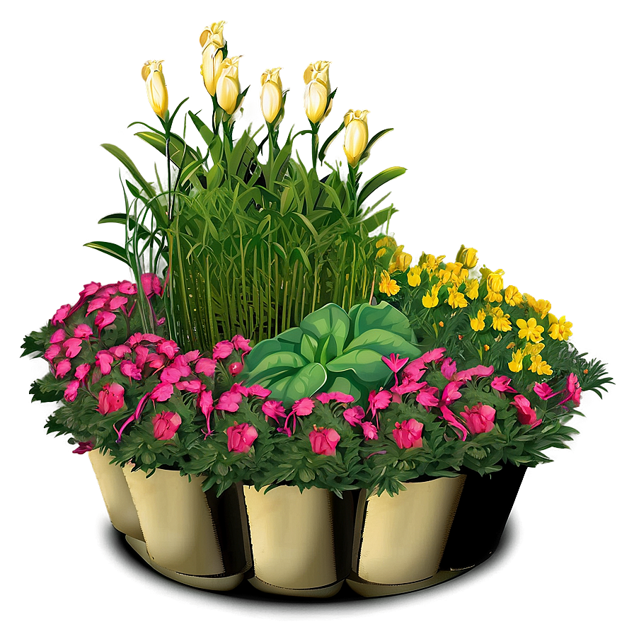 Garden Flower Bed Png 45