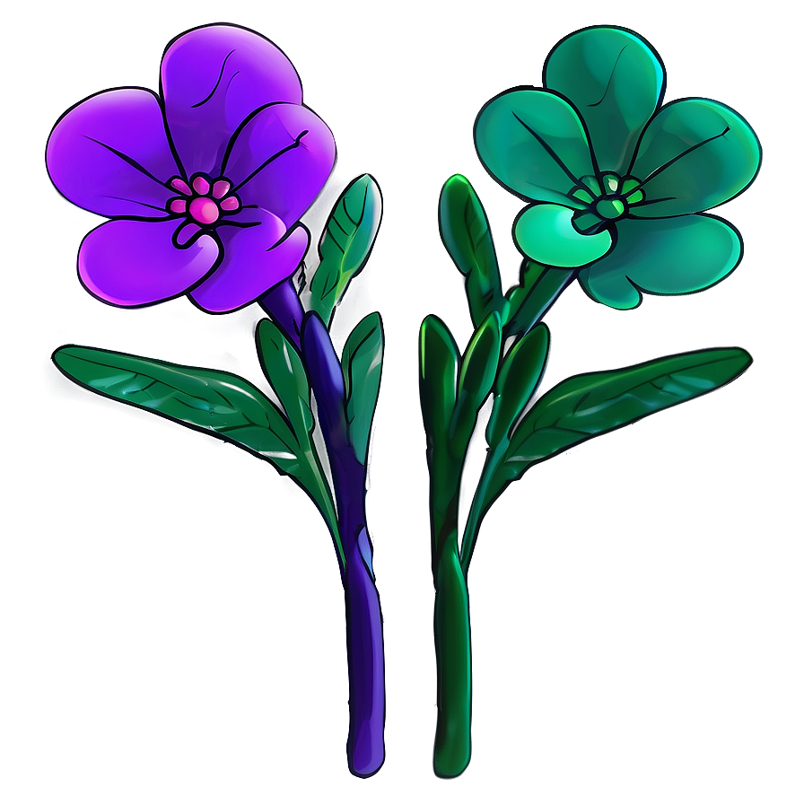 Garden Flower Stem Png Vyf