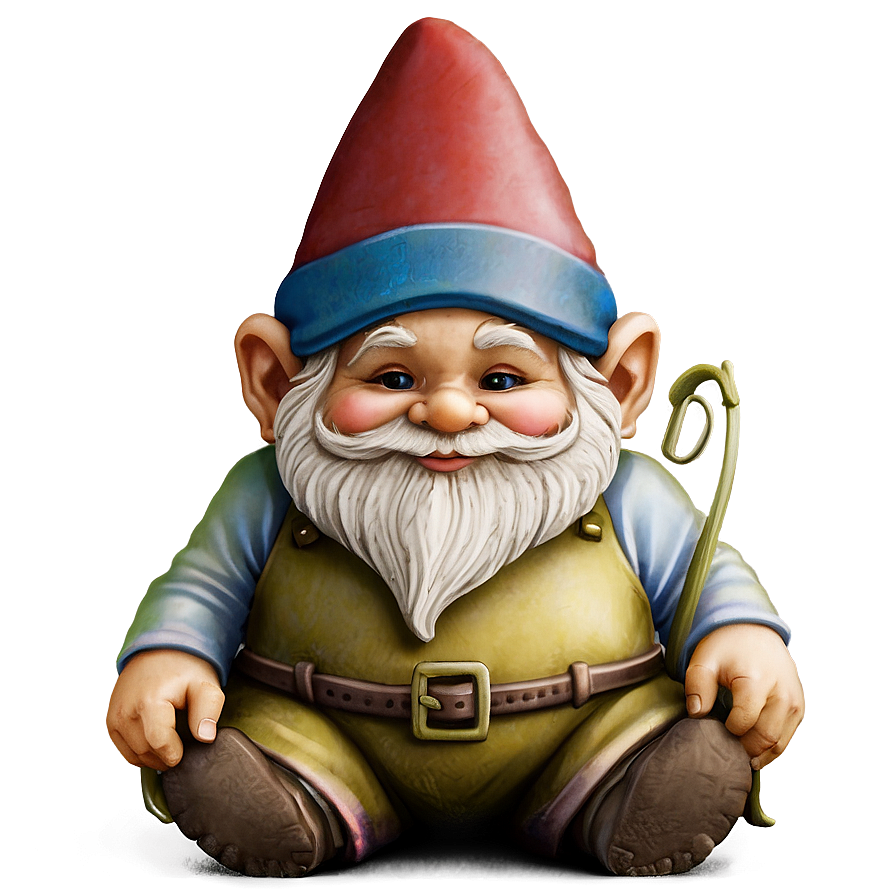 Garden Gnome Sitting Png Rdn7