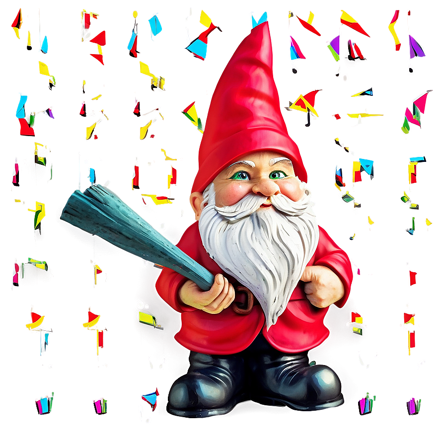 Garden Gnome With Bird Png Khu27