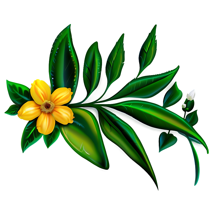 Garden Yellow Flowers Png Fjj31