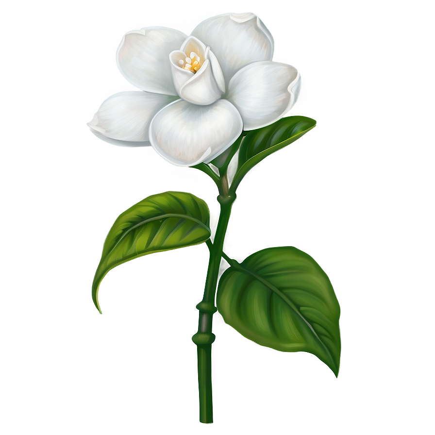 Gardenia Flower Drawing Png 10