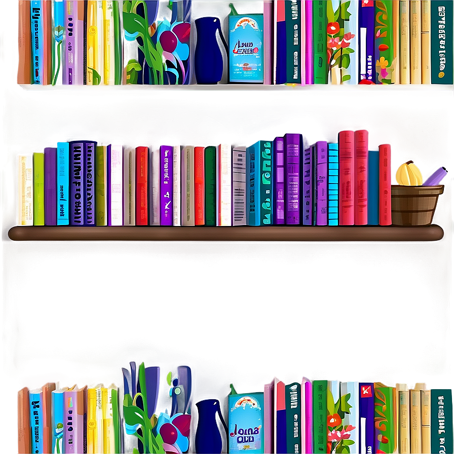 Gardening Books Shelf Png Mas