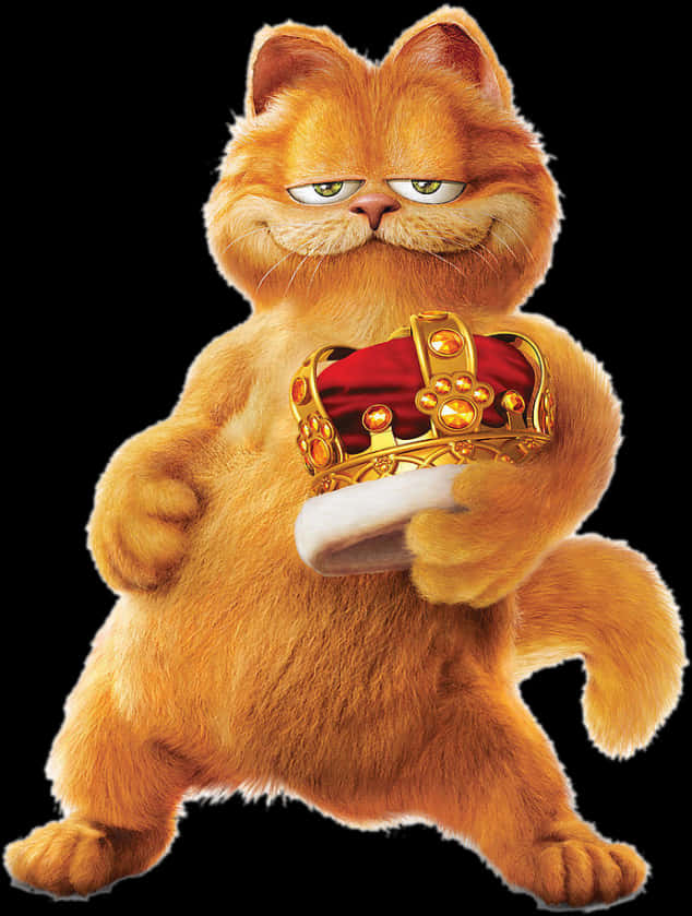 Garfield_ Holding_ Crown