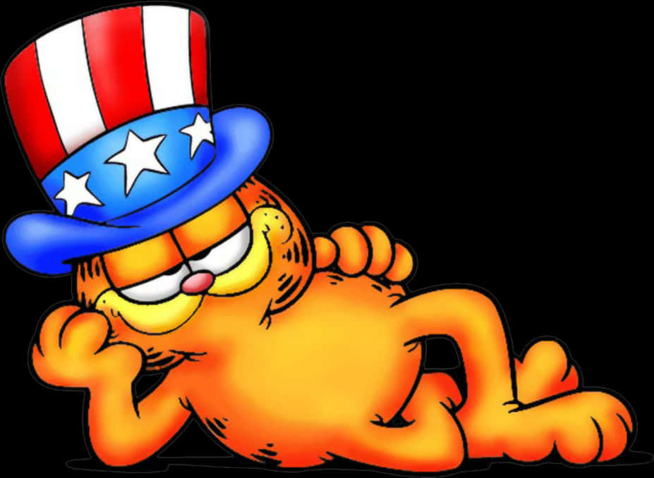 Garfieldin Patriotic Hat