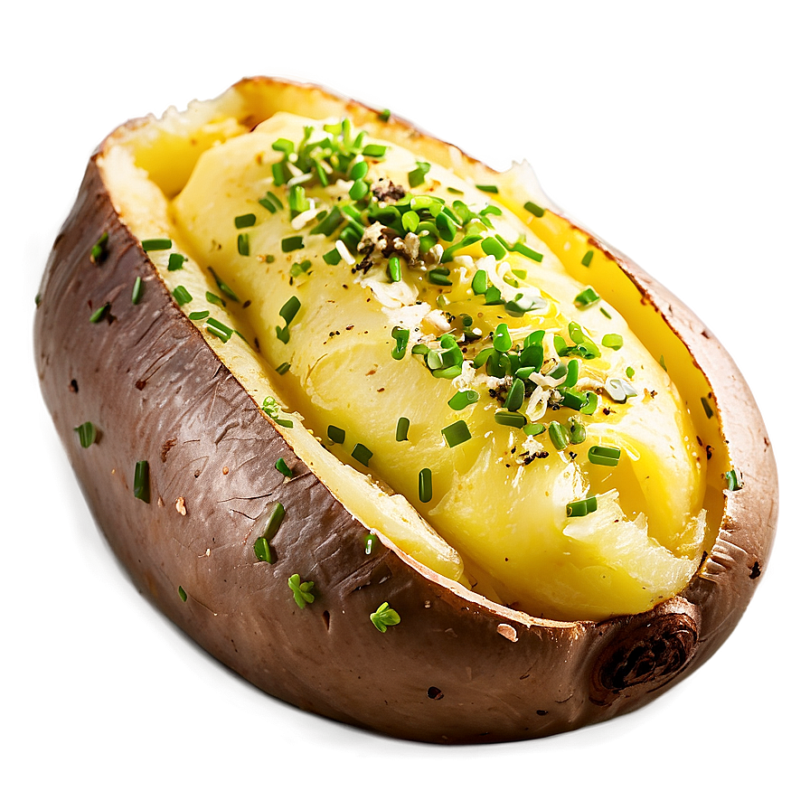 Garlic Butter Baked Potato Png 58