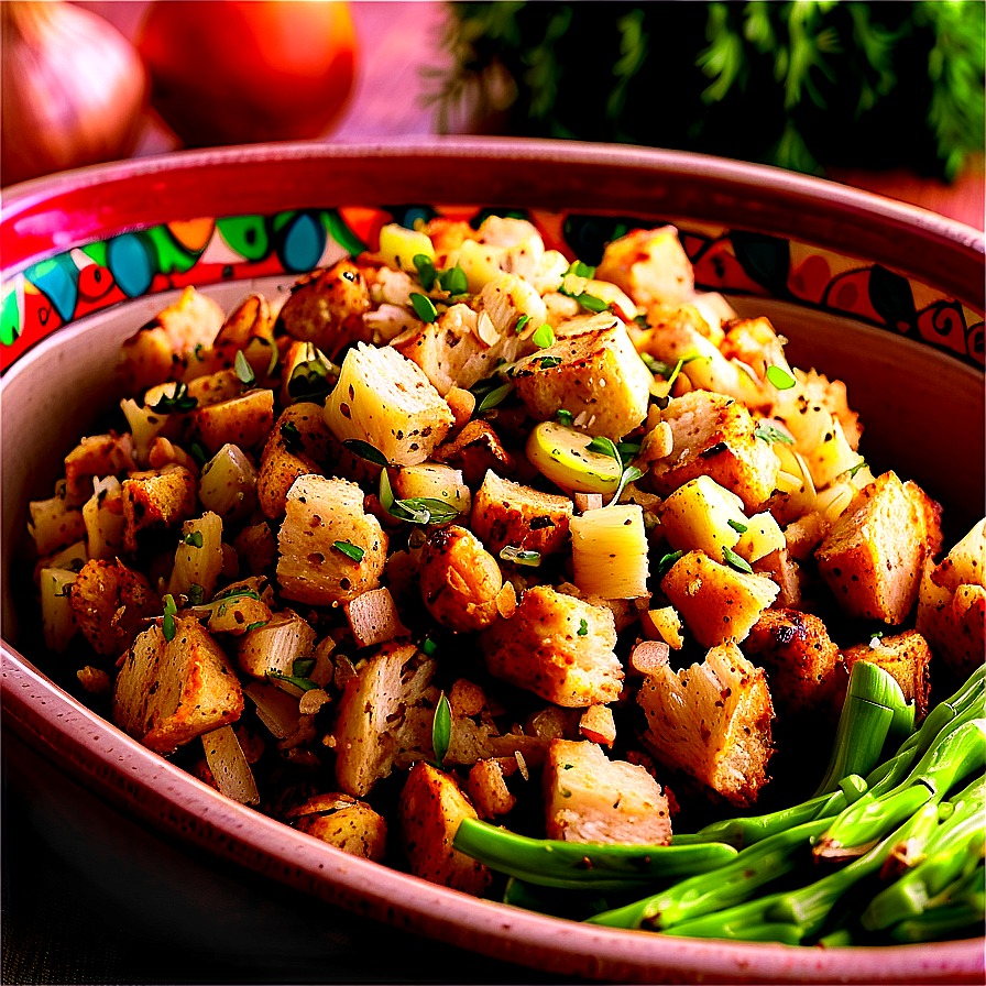 Garlic Herb Stuffing Png Vun