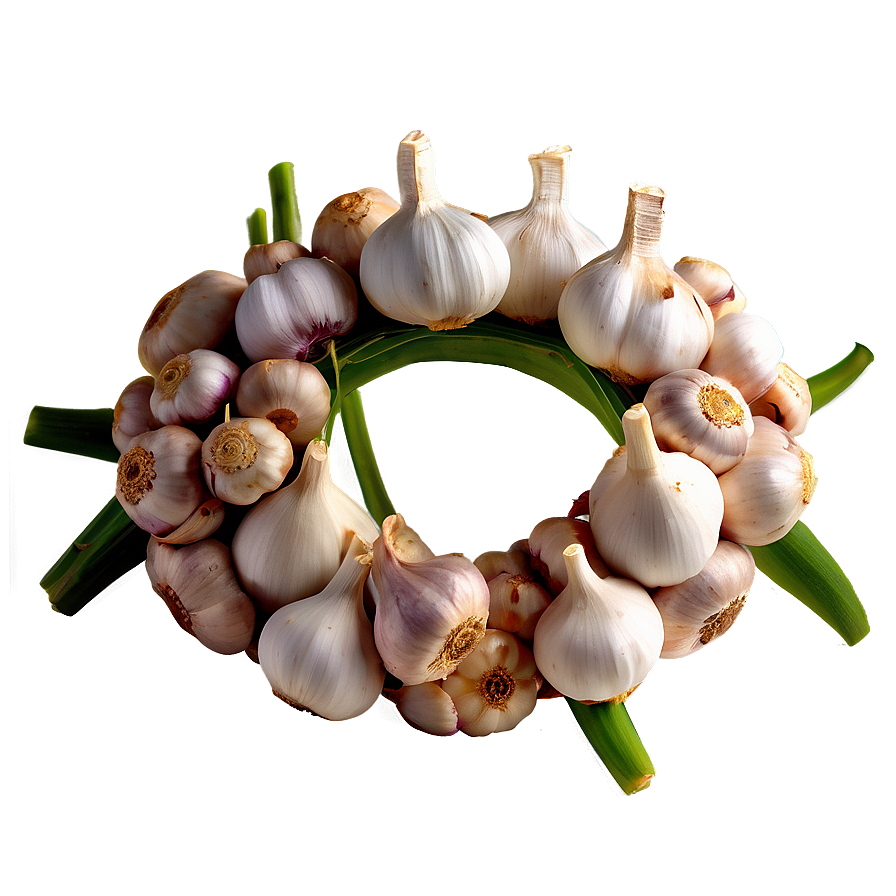 Garlic Wreath Png 05242024