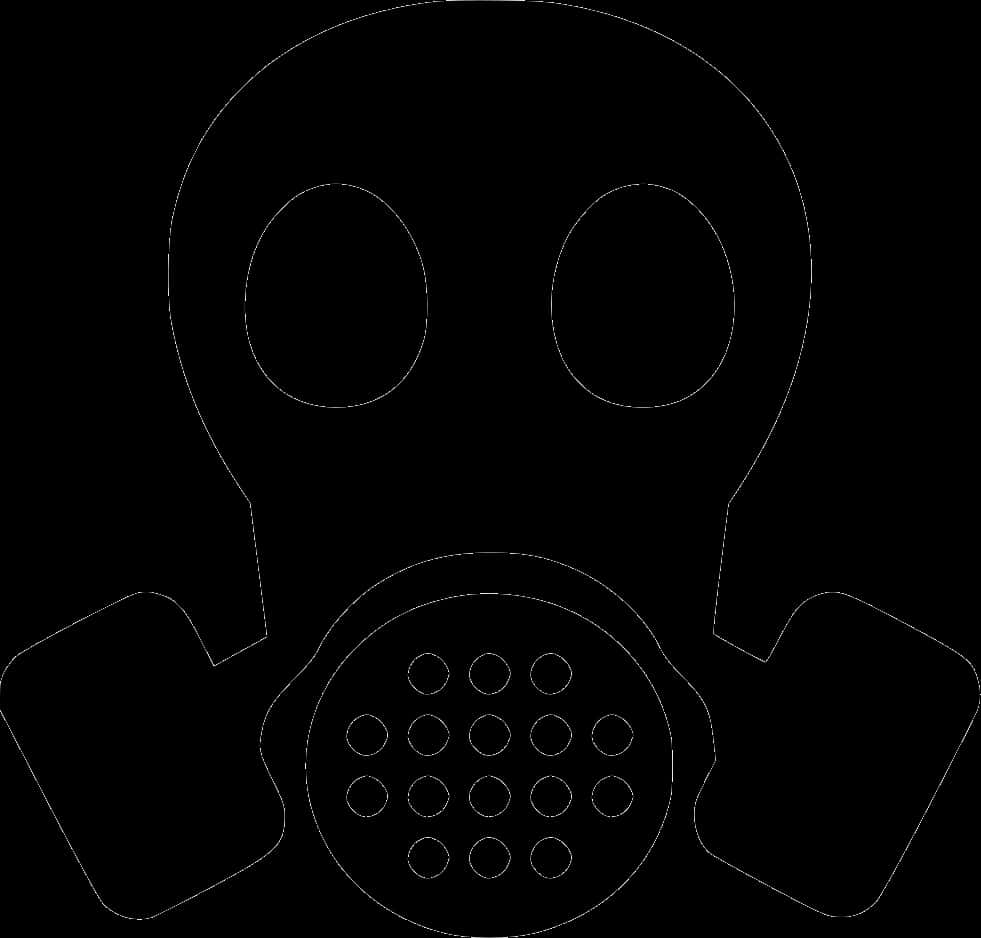 Gas Mask Outline