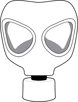 Gas Mask Vector Illustration