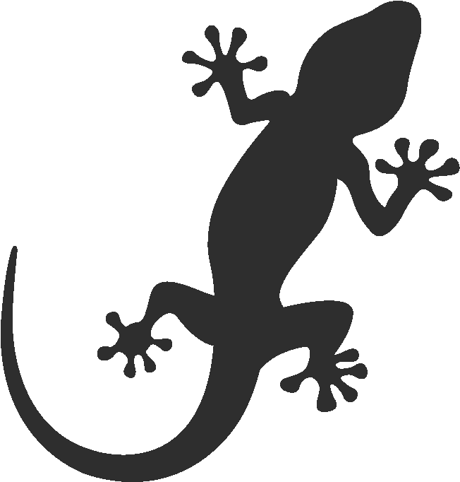 Gecko Silhouette Vector