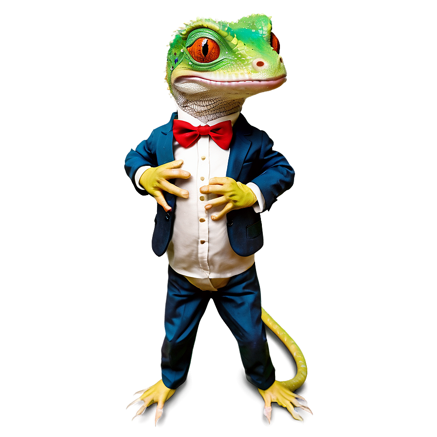 Geico Gecko In Suit Png Ovx65