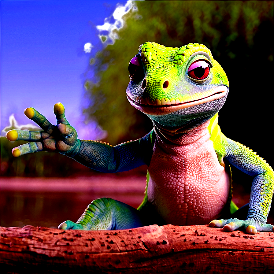 Geico Gecko Waving Hand Png Bcu