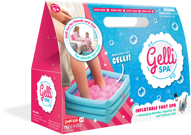 Gelli Spa Inflatable Foot Spa Packaging