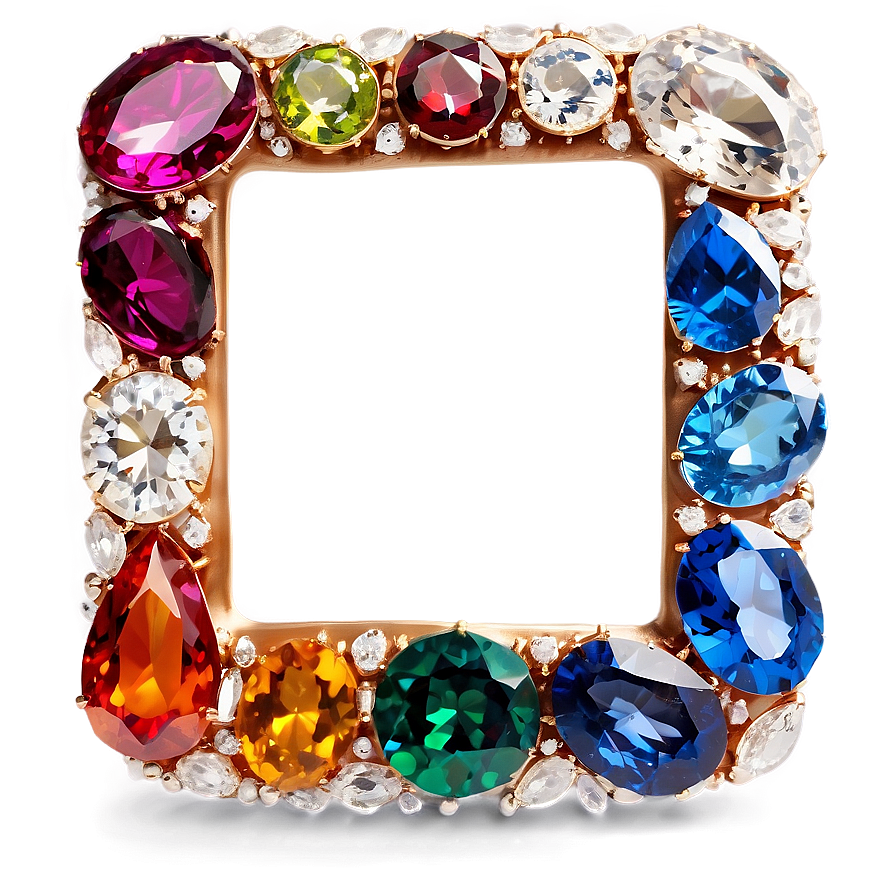 Gemstone Photo Frame Png Ydx