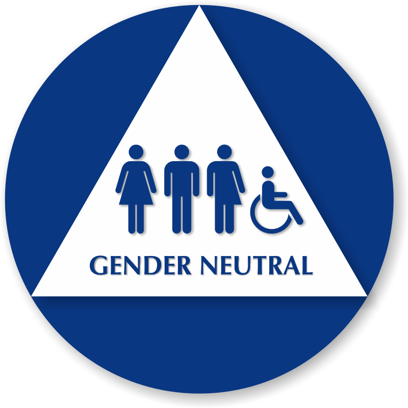 Gender Neutral Bathroom Sign
