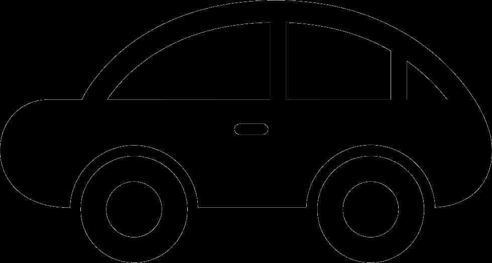 Generic Car Silhouette Side View