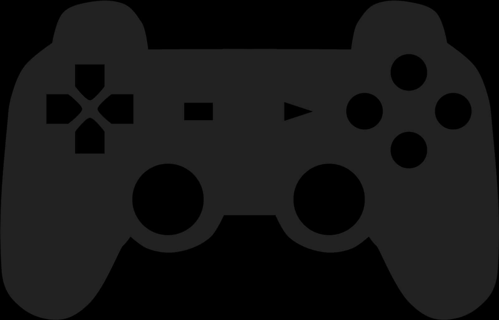 Generic Game Controller Silhouette