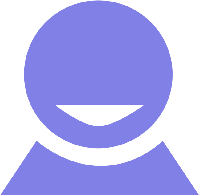 Generic Person Icon Purple Background