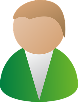 Generic User Icon Green Shirt