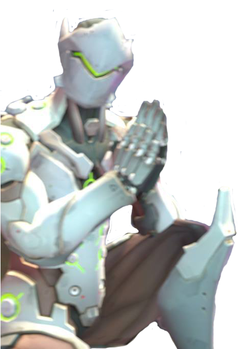 Genji Overwatch Cyberninja Pose