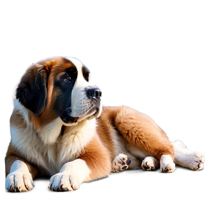 Gentle Giant Saint Bernard Png Kop