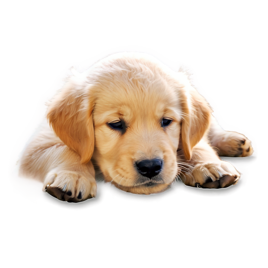 Gentle Golden Retriever Puppy Png Nho