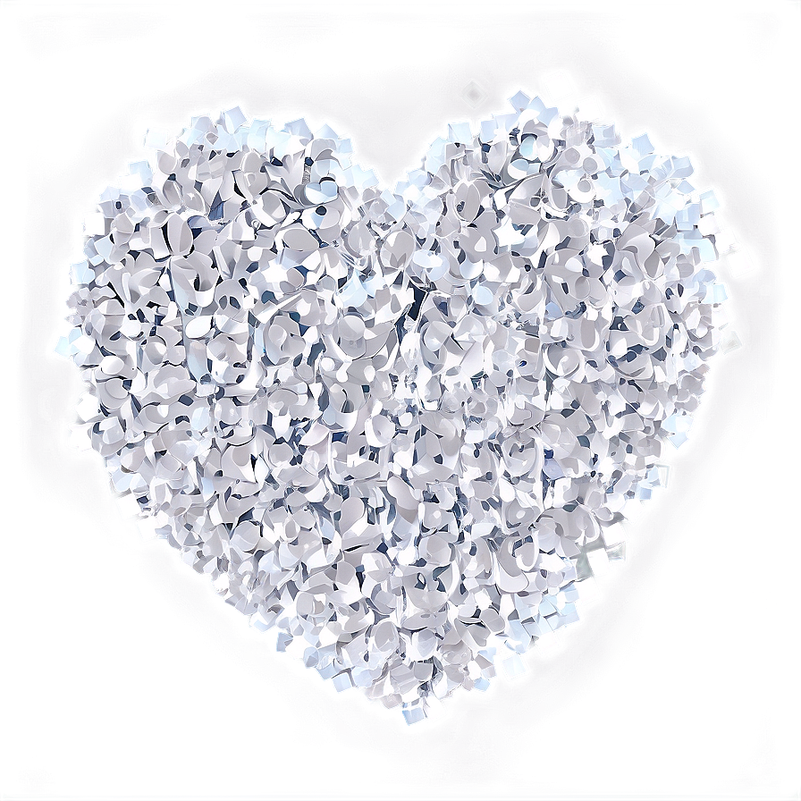 Gentle White Glitter Scatter Png Jyo27