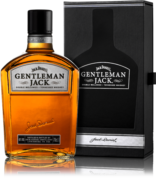 Gentleman Jack Whiskey Bottleand Box