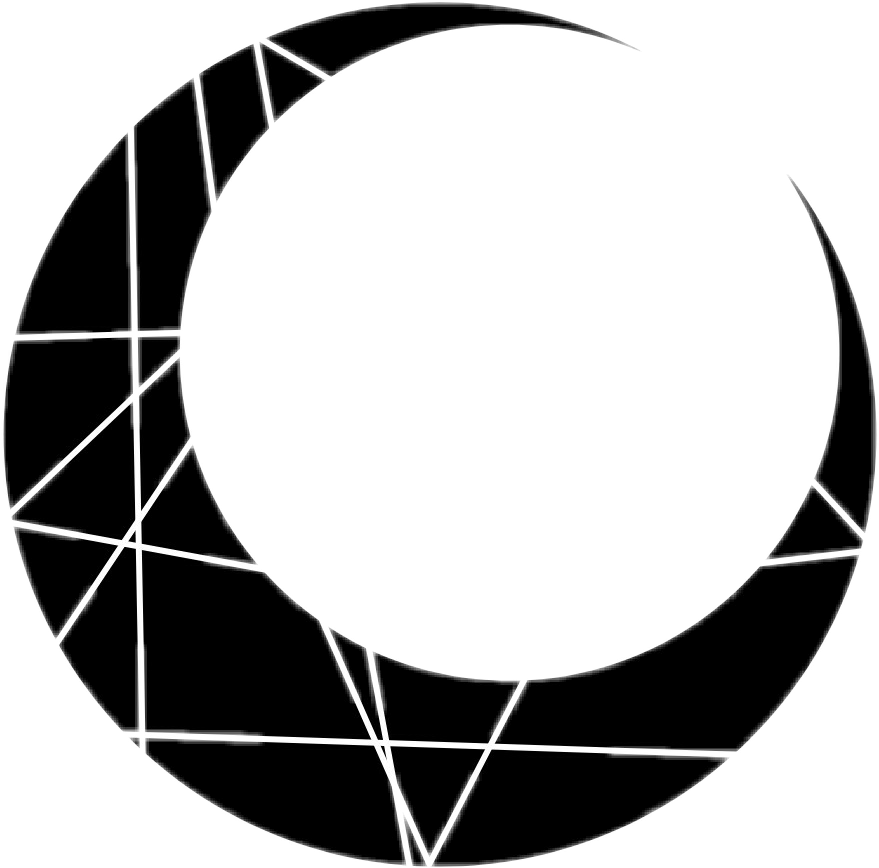 Geometric Circle Fragmented Design