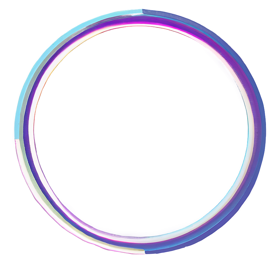 Geometric Circle Outline Png Eyy21