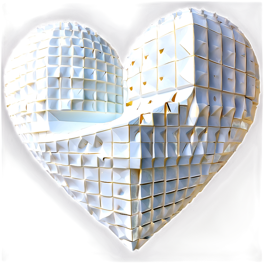 Geometric Heart Pattern Png B