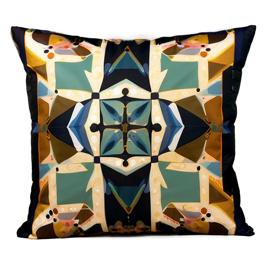 Geometric Pattern Throw Pillow Png Bov92