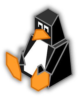 Geometric Penguin Character