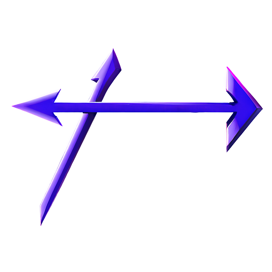 Geometric Purple Arrow Png Niq66