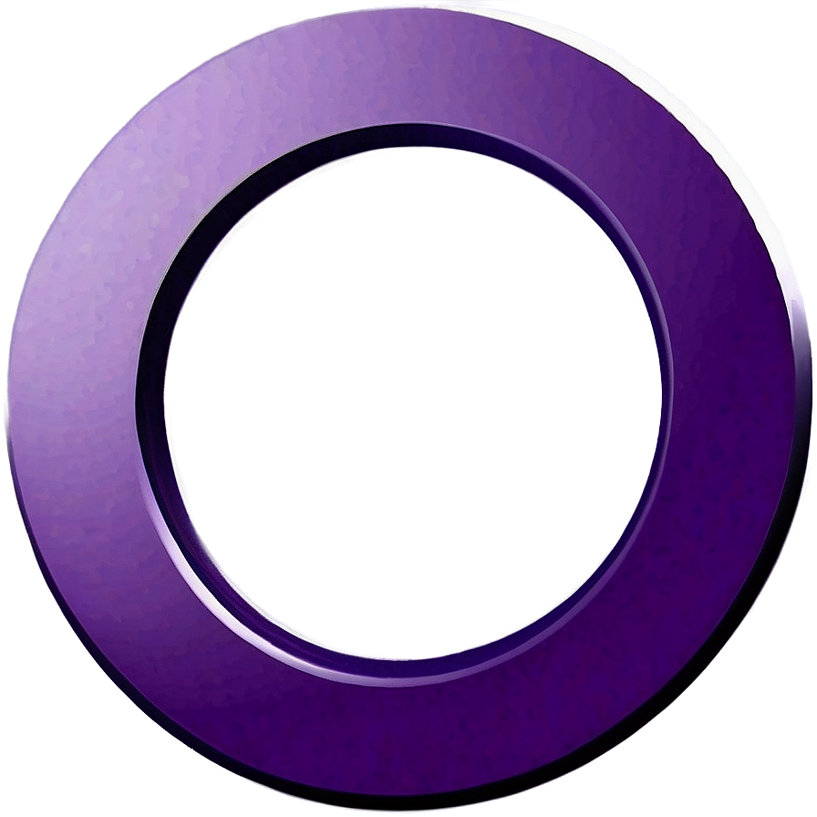 Geometric Purple Circle Png 06202024