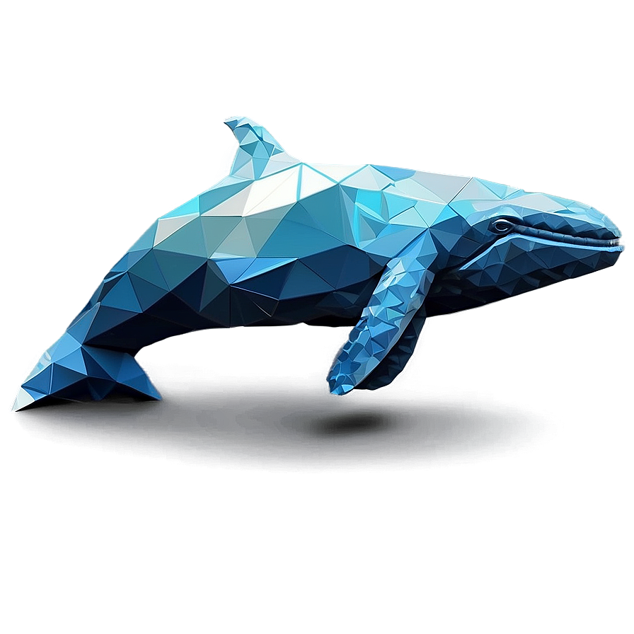 Geometric Whale Png 05232024