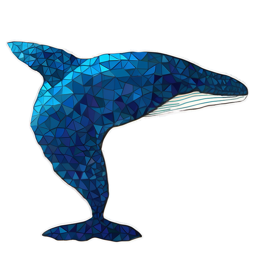 Geometric Whale Png Hwa