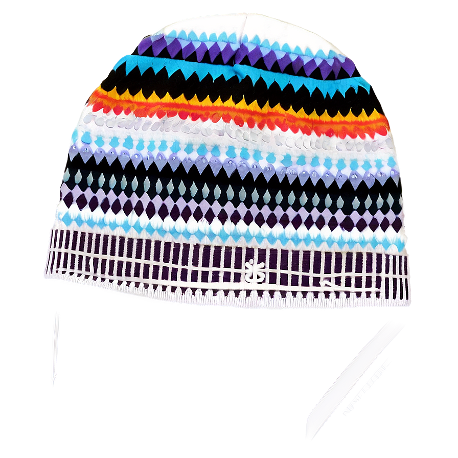 Geometric Winter Beanie Png Hss57