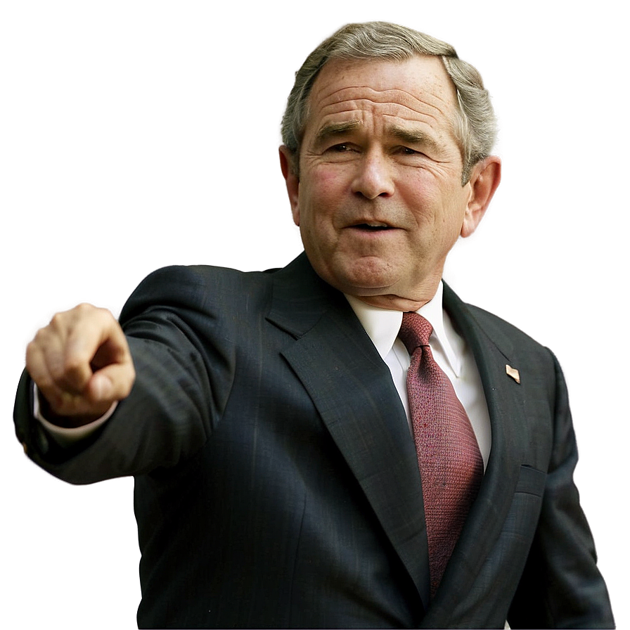 George Bush In Office Png Caj