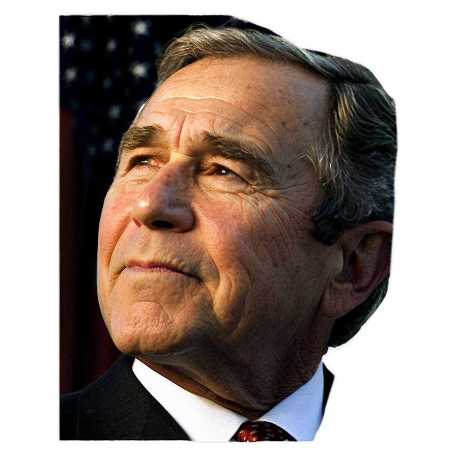 George Bush Official Portrait Png Tjm35