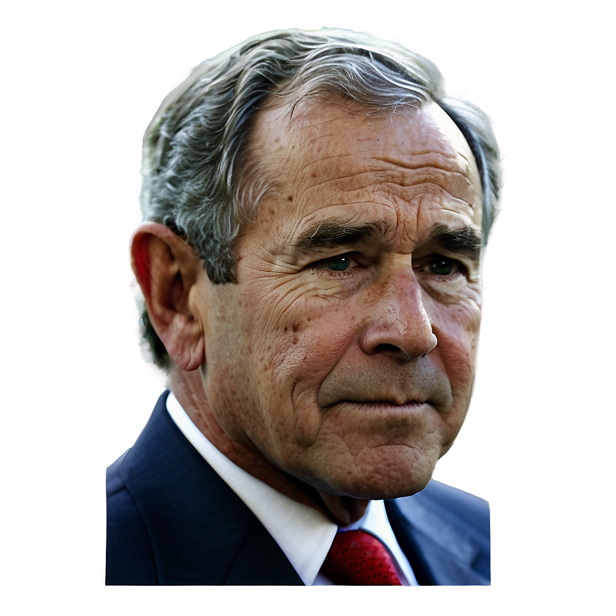 George Bush Portrait Png 10